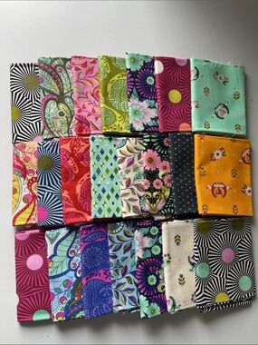 Tula Pink - Slow & Steady Collection Cotton Fabric Bundle
